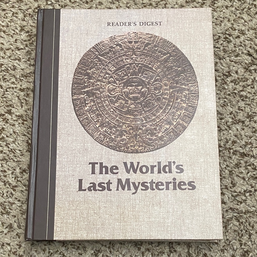Vintage 1976 The World's Last Mysteries Hardcover Book